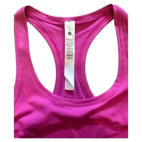 Lululemon Swiftly Tech Racerback Tank Top 2.0
Hip Length Size 4 NWT Pink POW - Picture 8 of 9